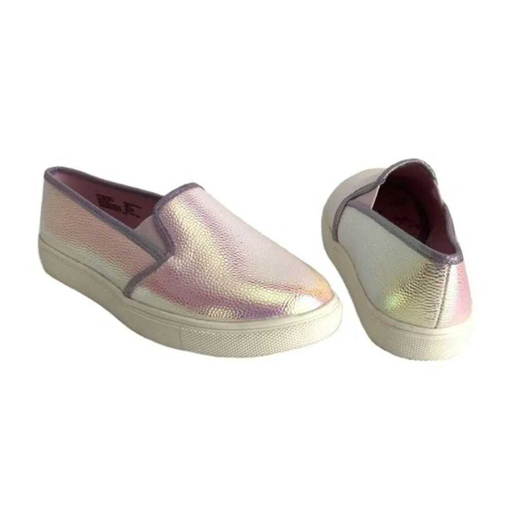 Wonder Nation Iridescent Slip-on Loafers Girls 2
